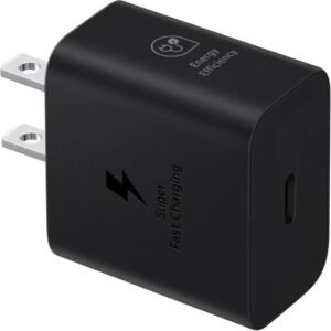 Samsung 25W Wall Charger Power Adapter with Cable (Black)